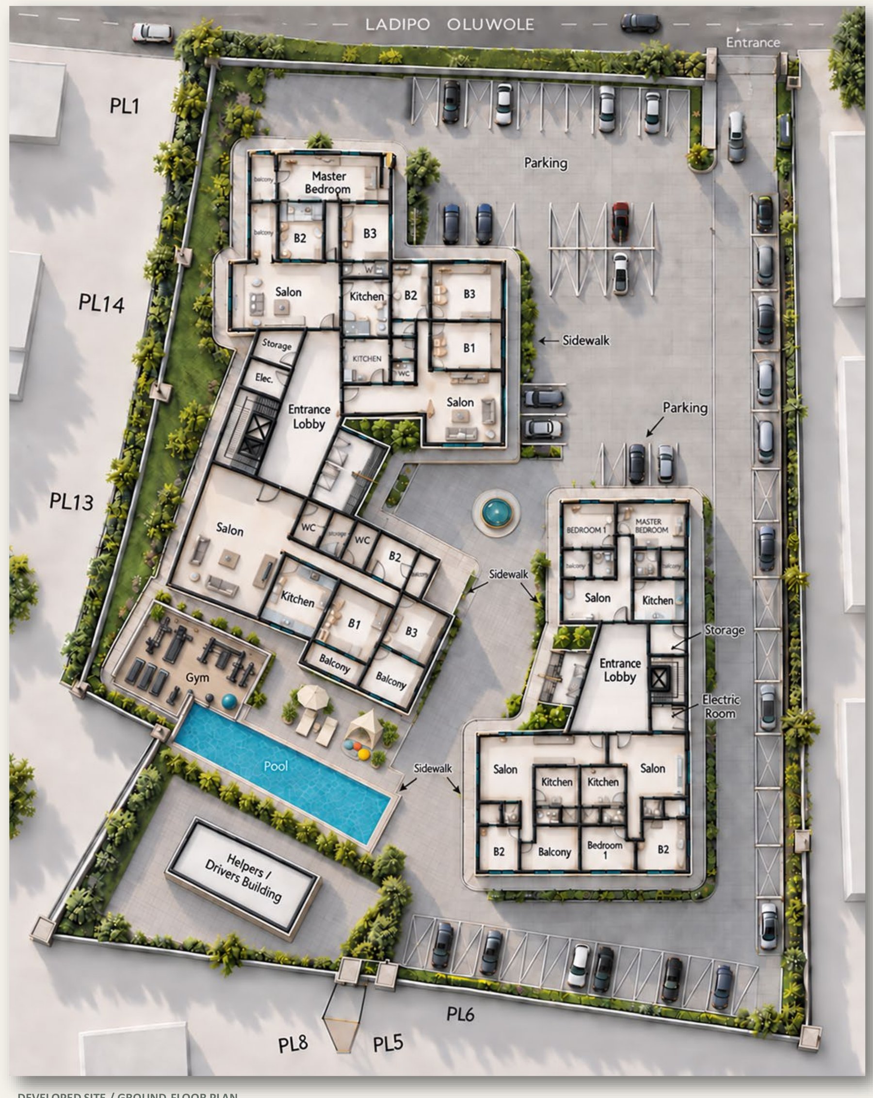 Developed 3D axonometric